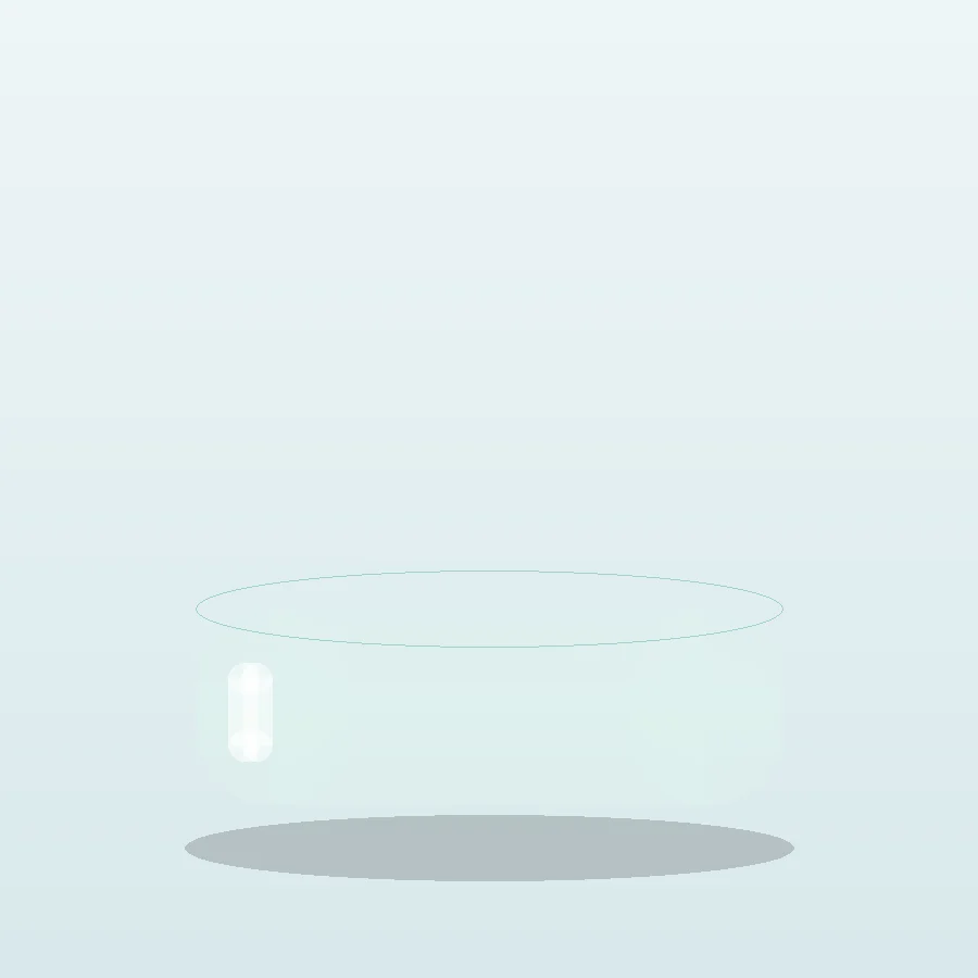 Open Glass Bowl Terrarium 25 cm