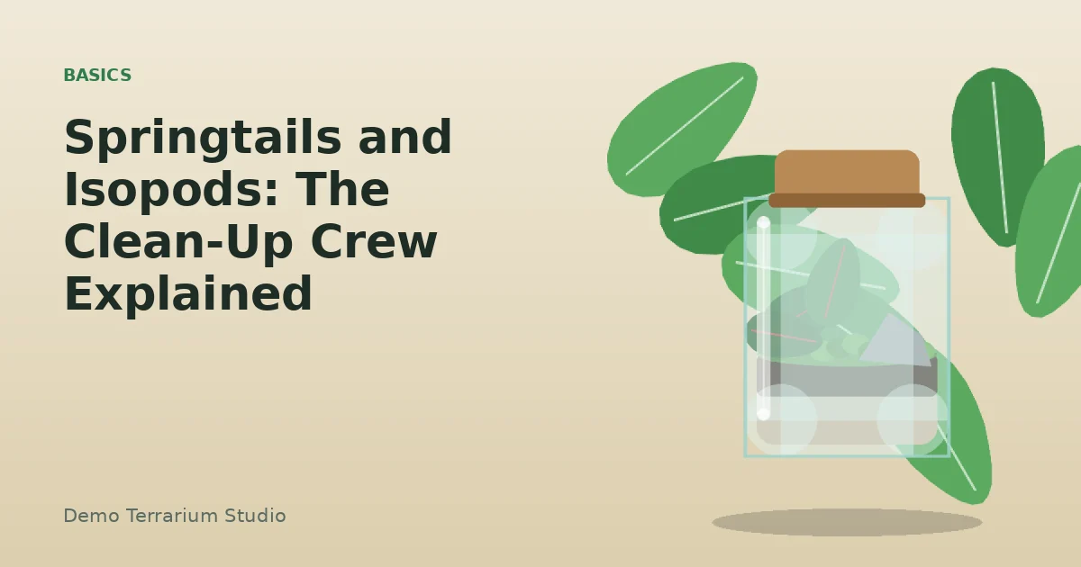 Springtails and Isopods: The Clean-Up Crew Explained